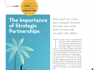 The importance of strategic partnerships Mark Okun